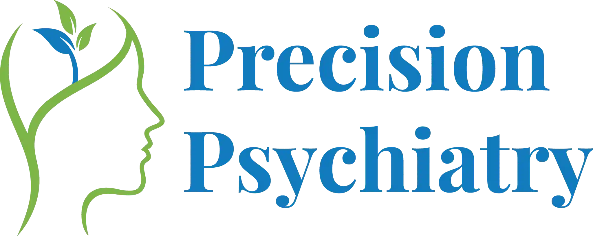 Precision Psychiatry clinic brand logo black scaled